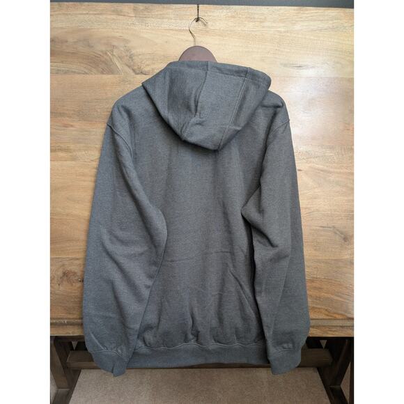 Carhartt Pullover Hoodie Men Large Gray Loose Fit Midweight Long Sleeve Workwear - Picture 2 of 5